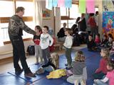 L'école maternelle des Playes  accueille Jean-Louis Salvadori