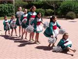 Un spectacle de twirling-baton pour les résidents de Louis Faraut