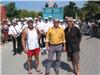 50 ans de métier et une fidélité à Paul Ricard à toute épreuve: de gauche à droite, Guy Colombo, Christian Lombardo, Raymond Montero ont donné leur dernier spectacle de corrida burlesque