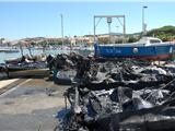 Sept bateaux incendiés cette nuit au Brusc