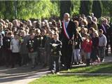 Les enfants ont participé à la célébration de l'armistice