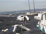 Des dégâts impressionnants sur le port