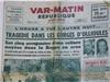 Octobre 73 : les cinq occupants d'une voiture périssent noyés.