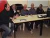 André Mercheyer (à gauche) a félicité le bureau. Alain Pilate, de l'office des clubs sportifs était à son coté.