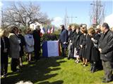 Inauguration du rond-point Claude Pompidou