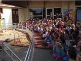 Les animaux de la ferme en visite à l'école maternelle des Playes