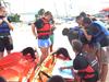 Une dizaine de jeunes de la base ados ont découvert le littoral Sanaryen mardi matin.