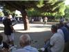 La pétanque côté Boule du kiosque.