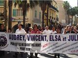 Une marche silencieuse pour que le drame d'Audrey, Vincent, Julien et Elsa ne se reproduise plus
