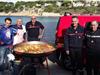 L'amicale des sapeurs-pompiers de Sanary présidée par Jonathan Antomarchi avait prévu une paella. 