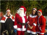 Première grande sortie pour Le père Noël et ses assistantes