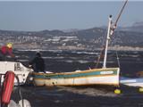 De fortes rafales ont secoué le port