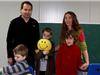 Jean-Marc Bonifay et Béatrice Cordier avec Nicolas, Arthur et Sébastien.