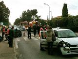 Accident de voitures avenue Laennec