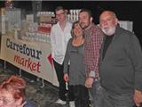 Lou Peilou, les amis du jumelage et Carrefour market se sont mobilisés pour les Restos du coeur