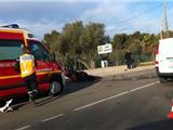 Un accident route de Bandol