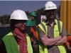 Visite guidée avec Audrey Deleu Nabet et le conducteur des travaux M. Libert.