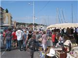 Grande affluence au vide grenier du port du Brusc