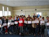 Remise des diplômes pour les collégiens ayant obtenu leur brevet de secourisme