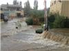 Le parking de la coopérative agricole sous les eaux.
Photo: C.Kalac