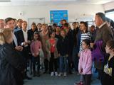 Inauguration du self service de l'école élémentaire Eugène Montagne