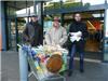 Bertrand Adelus et ses bénévoles du Lions Club La Seyne/St Mandrier au Lidl de La Seyne