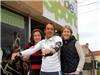 Serge avec Nathalie Occhipinti et Valérie Ghibaudo, qui utilisent aussi le Streetstepper pour s'entrainer