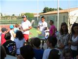 L'école de tennis s'est terminée sur un air de fête