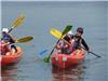 Le mardi, c'est sortie eco-kayak....quand le temps le permet.