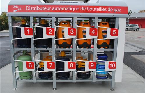 Eco Echos Intermarche Six Fours Lance Le Distributeur Automatique De Bouteilles De Gaz