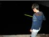 Sur le quai, Aurélien, petit pêcheur du Brusc, attrapait les méduses à défaut de calamars! 