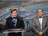 Inauguration des aménagements de la capitainerie du port de la Coudoulière