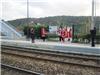 Le Père Noël est arrivé à l’heure précise en gare d’Ollioules/Sanary