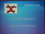 L’Assemblée Générale de Stop LGV Sanary sur les rails