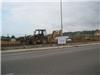 En bordure de la route entre Ollioules et La Seyne, le chantier où vont s’ériger les nouvelles serres.