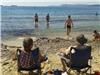 Ce week-end sur la plage il ne manquait que le parasol...