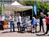 A coté des Anysetiers et de Jean-Louis Boilot, Président de Six Fours Handisport, des membres de la Mairie de Toulon étaient venus saluer la manifestation.