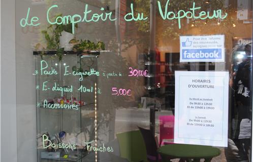 Six Fours, Eco echos : Le comptoir du vapoteur ouvre en centre-ville