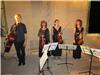Les membres du Quatuor Da Vinci, de gauche à droite, Michel Baldo (violoncelle),Guitty Peyrronin (alto) Laetitia Schiavo (violon)et Hélène Clément (violon)