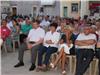 Au premier rang du nombreux public, Robert Bénéventi,  aux côtés d'Annick Buisson-Etienne, déléguée au patrimoine, Nicole Bernardini, déléguée au Logement et Dominique Righi délégué aux Festivités.