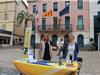 Ce mercredi matin, jour de marché, un stand de la poste était installé devant la mairie