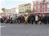 La foule s'est agglutinée sur la place Jean Jaurès