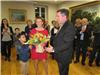 Un bouquet d'honneur pour Christelle Hernandez