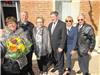 De gauche à droite, Paule Arnoux, René Arnoux, Mme Bénéventi, Robert Bénéventi, Mme Vitel et Jacques Thimoléon, maire adjoint honoraire