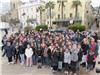 Plus de 150 scolaires se sont rassemblés sur la place Jean Jaurès à l'appel de l'association astronomique Vega et de la ville