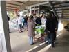 Dès 9 heures, de nombreux visiteurs se pressaient à l'accueil du Lycée