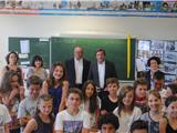 Un classe de l'école du Brusc en débat avec Jean-Sébastien Vialatte