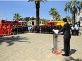 Journée Nationale des Sapeurs Pompiers en présence du Sous-préfet et de nombreuses personnalités.