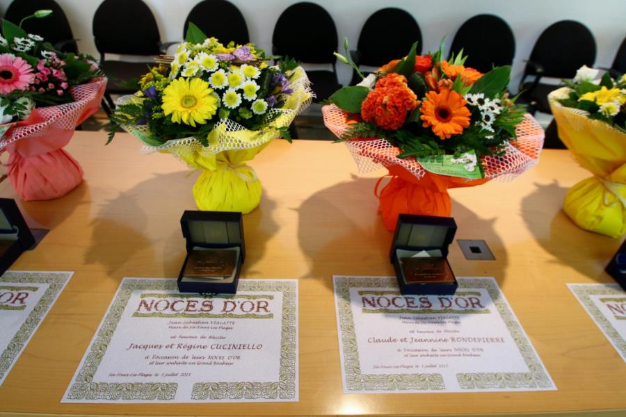 Ceremonie Des Noces D Or A La Mairie De Six Fours