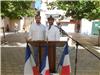 Le président de la synagogue de La Seyne Samuel Moha et l'aumônier israélite des armées Ary Samoun.